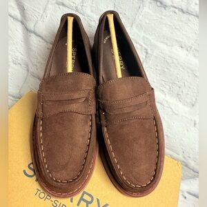Sperry Brown Kids Loafers